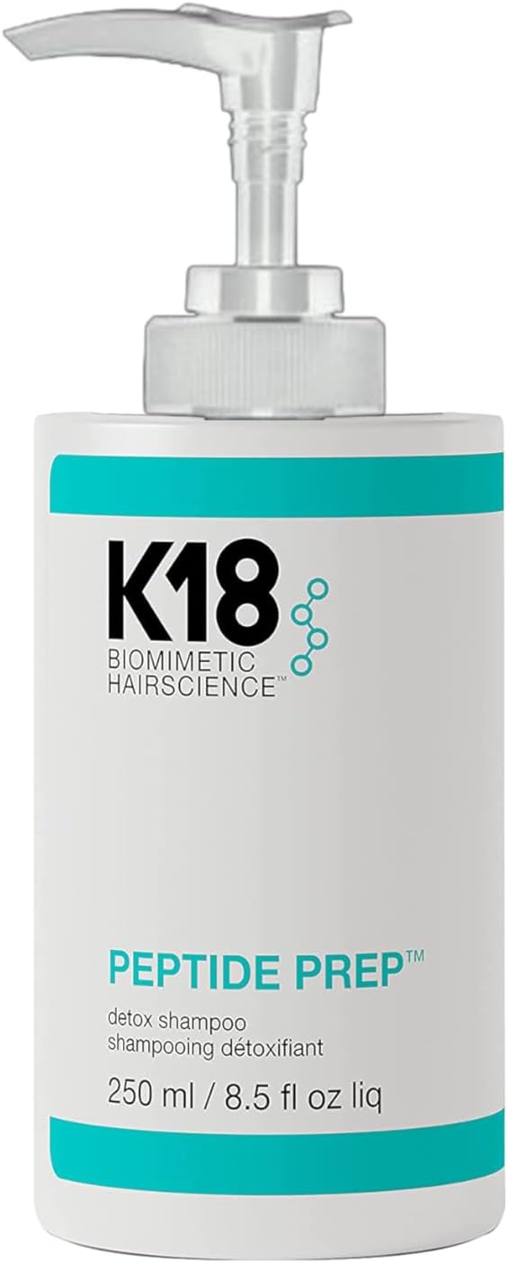 Dispenser Pump Compatible with 8.5 oz / 250 ml, K18 Peptide Prep Detox Shampoo, K 18 Damage Shield pH Protective Shampoo & K-18 Damage Shield Protective Conditioner by Ultra Essentials