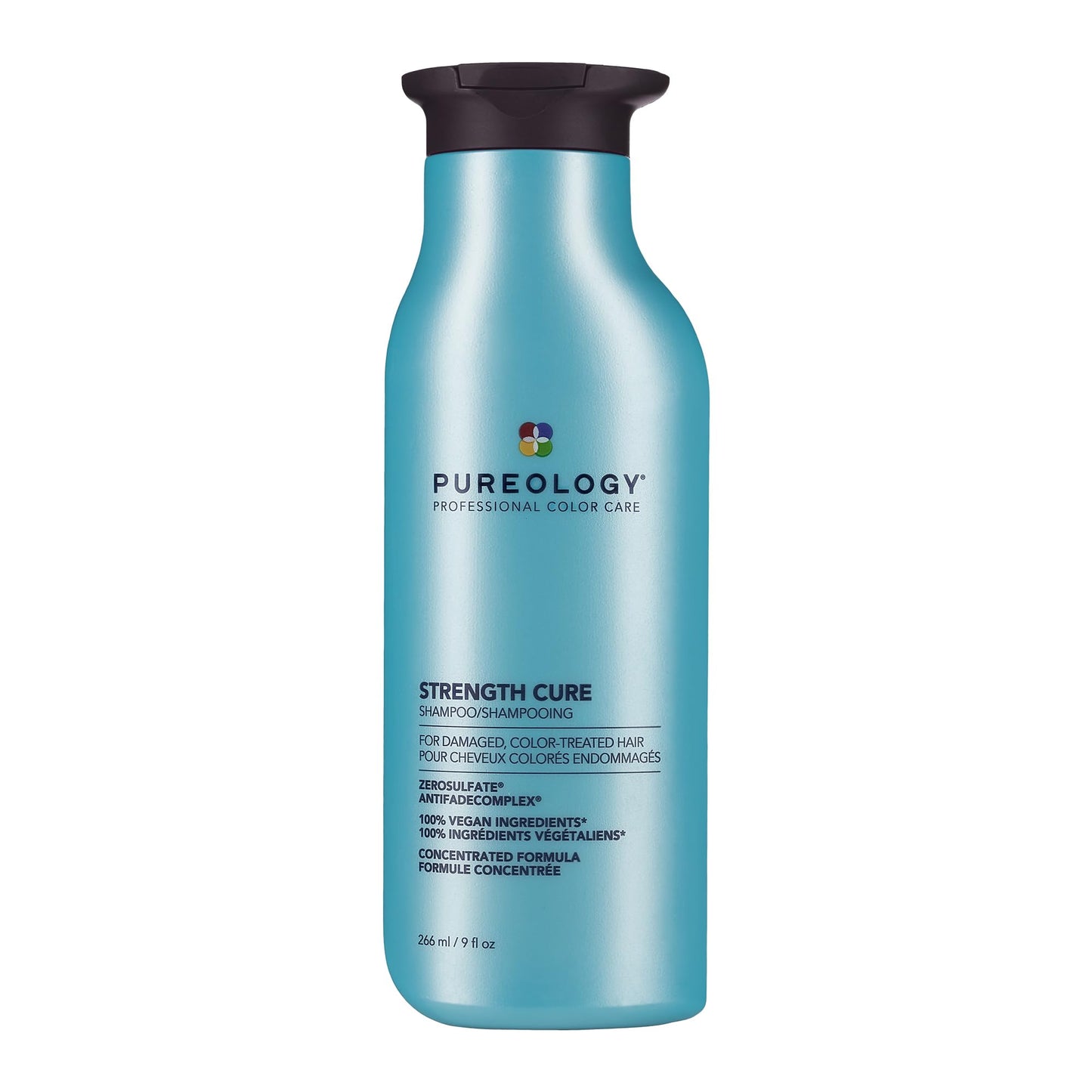 Pureology Strength Cure Shampoo, Strengthening Shampoo, Helps Repair Damaged, Color Treated Hair.Renews Strength and Softness, Vegan, Sulfate-Free, Paraben-Free,