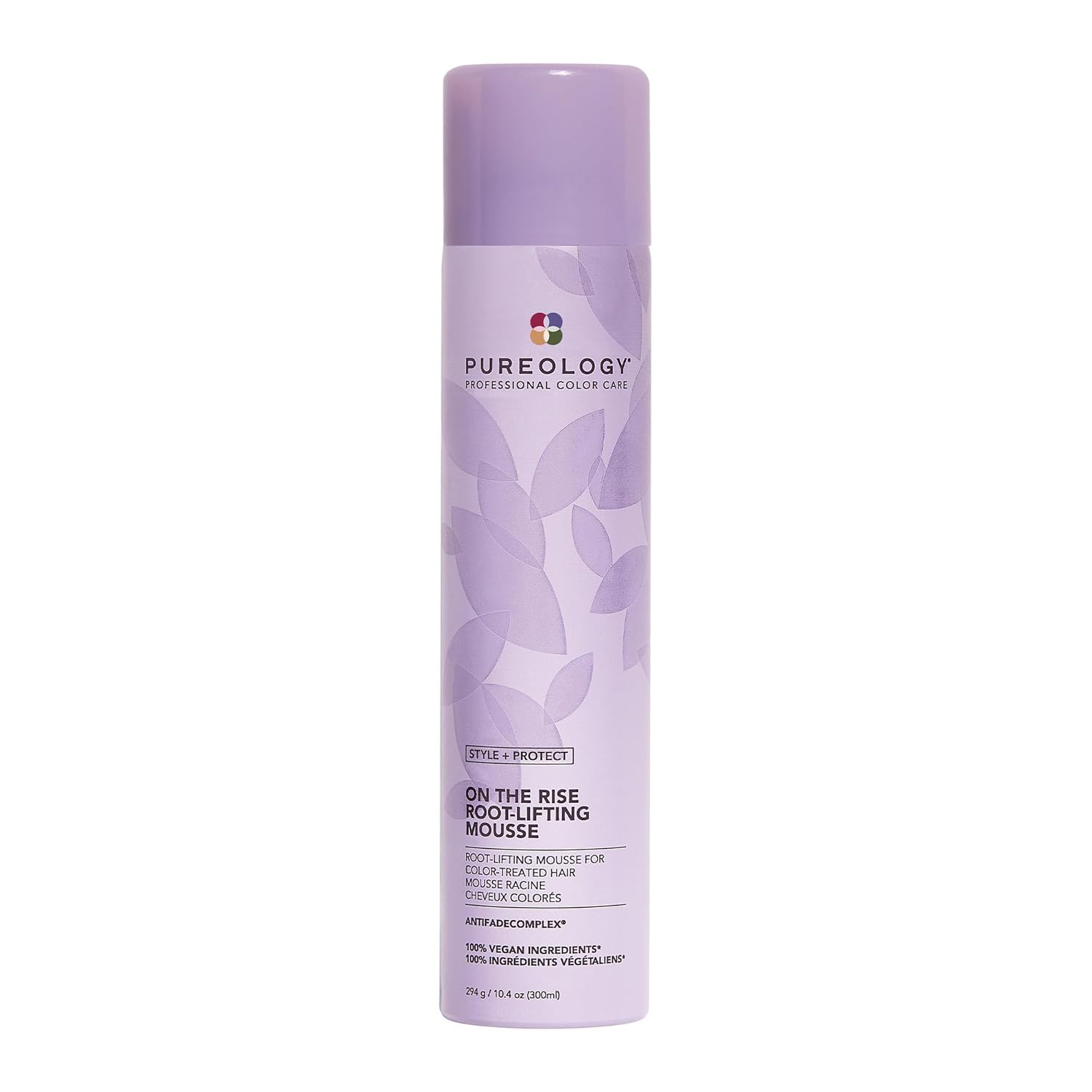 Pureology Style + Protect On The Rise Root-Lifting Mousse, For Colour-Treated Hair, Provides body, root lift, and lasting shine, Vegan,Sulfate-Free, Paraben-Free, 294 g