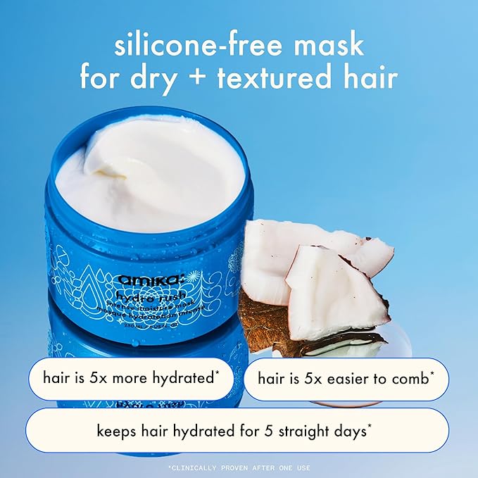 amika Hydro Rush Intense Moisture Mask with Hyaluronic Acid
