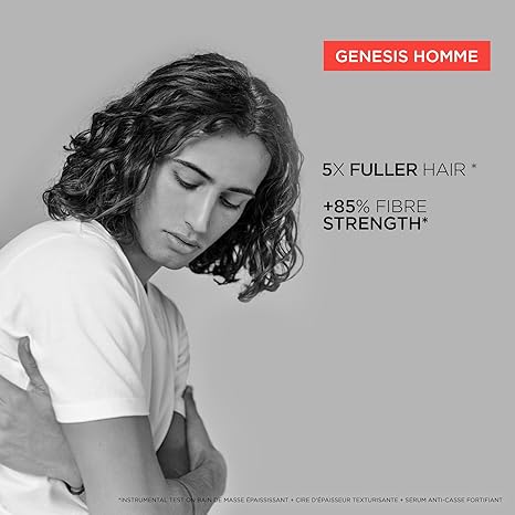 Kérastase Genesis Homme, Hair Thickening Fortifying Serum, For Weakened & Thin, With Aminexil