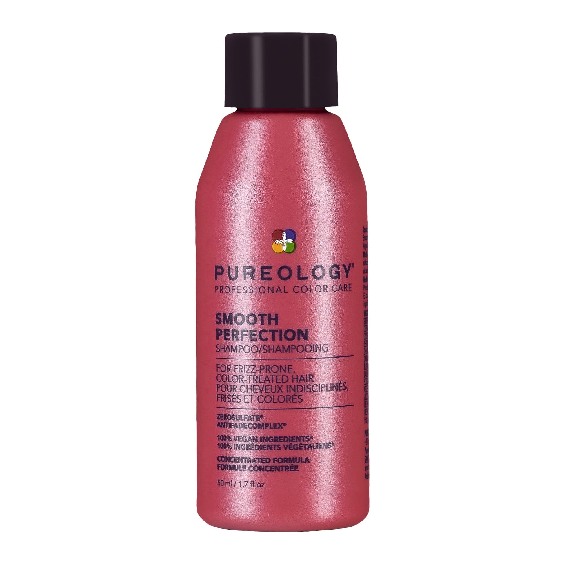 Pureology Smooth Perfection Shampoo, Frizz Control for Dry & Colored Hair, Infused with Camellia & Shea Butter, Vegan & Sulfate-Free Formula