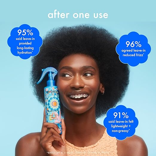 Hydro Rush Intense Moisture Leave-In Conditioner with Hyaluronic Acid | amika