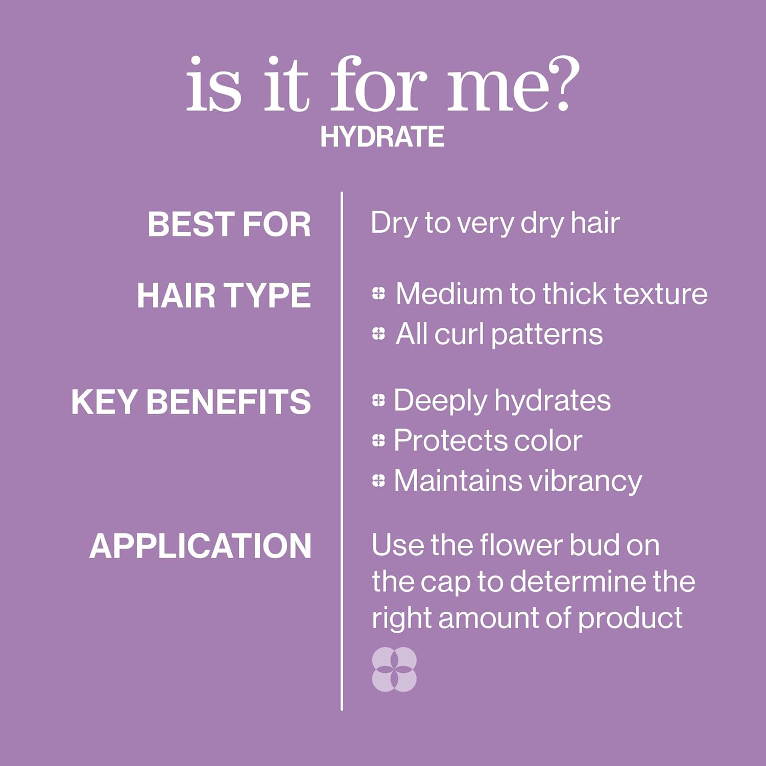 Pureology Hydrate Moisturizing Conditioner, For Medium to Thick Color-Treated Hair, Adds Shine & Softness, With Green Tea Extract, Vegan & Sulfate-Free Formula