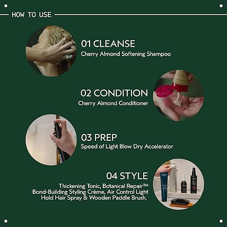 Aveda Wooden Paddle Brush | Detangling, Smoothing Brush | Straightening, Blow Drying | All Hair Types
