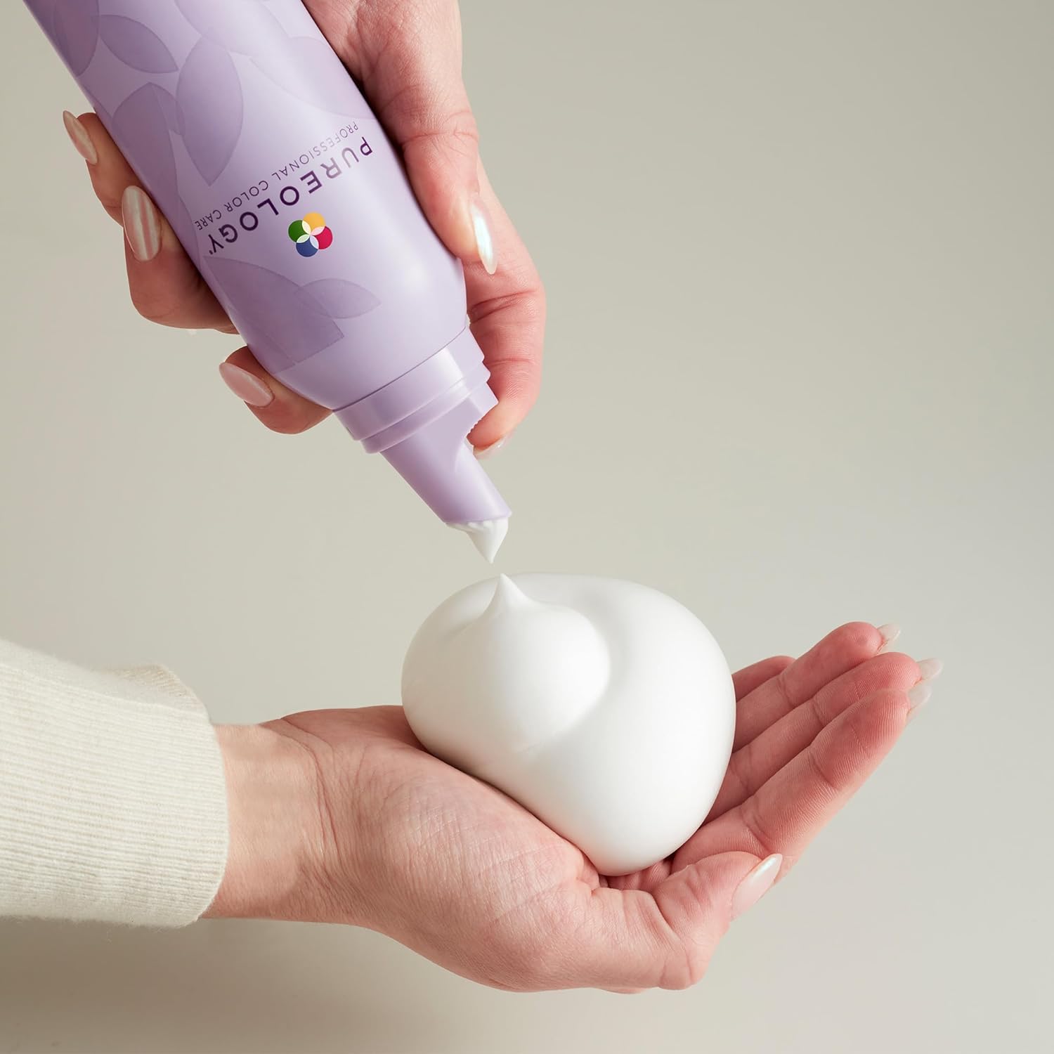 Pureology Volumizing Hair Mousse, Style+Protect Volume Mousse, For Colour-Treated Hair, Adds Volume, Shine, Heat Protection, Vegan, Sulfate-Free, Paraben-Free, 241 g