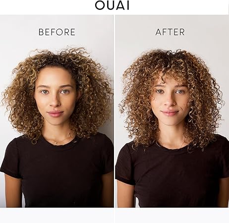 OUAI Curl Cream - Hydrating, Anti-Frizz Curl Enhancer - Babassu and Coconut Oil, Linseed and Chia Seed Oil - Paraben, Phthalate, Sulfate and Silicone-Free Curly Hair