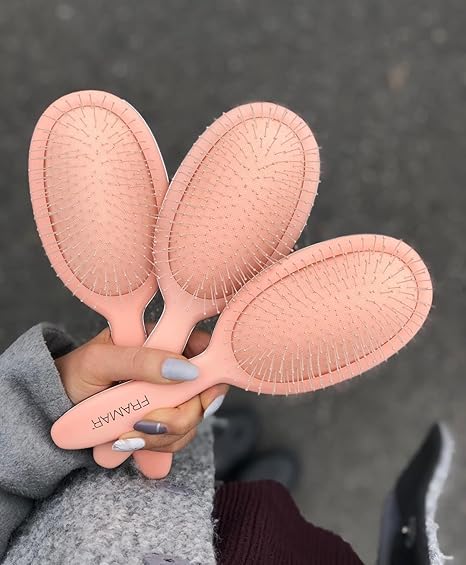 FRAMAR Detangling Hair Brush, Hair Brush For Women, Curly Hair Brush, Elegant Detangler brush, Brosse A Cheveux, Detangling Brush for Women, Men, Children, Hairbrush Women, Hair Detangler