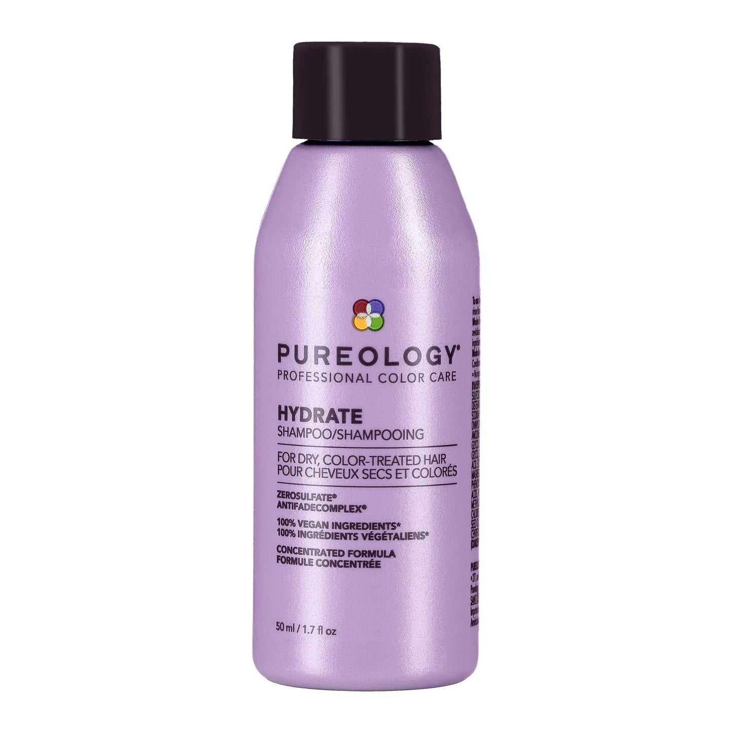 Pureology Hydrate Moisturizing Shampoo, For Medium to Thick Color-Treated Hair, Adds Shine & Softness, With Green Tea Extract, Vegan & Sulfate-Free Formula