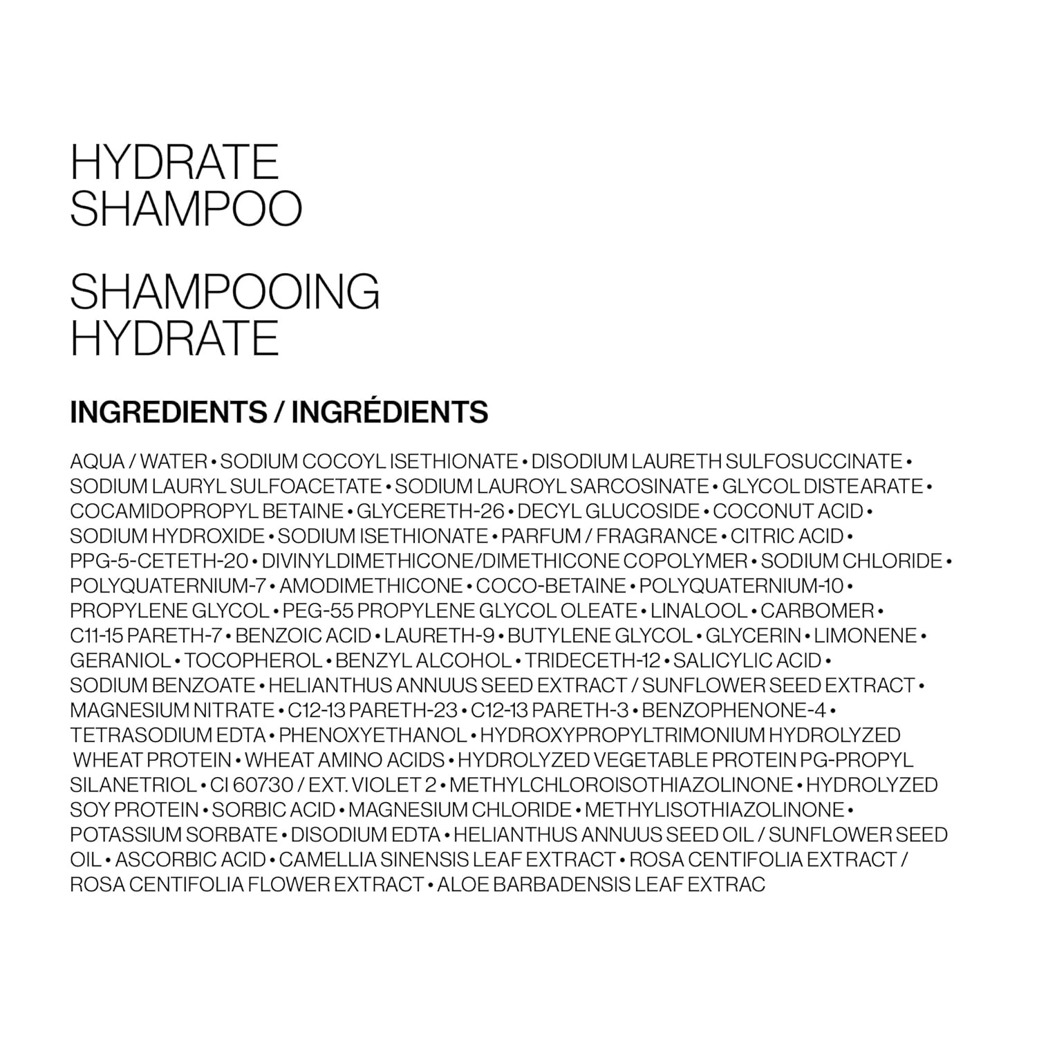Pureology Hydrate Moisturizing Shampoo, For Medium to Thick Color-Treated Hair, Adds Shine & Softness, With Green Tea Extract, Vegan & Sulfate-Free Formula